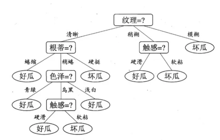 决策树判断西瓜是好瓜还是坏瓜